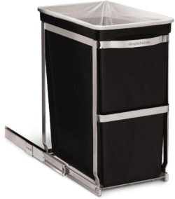 simplehuman - 30L Pull-Out Bin - Black